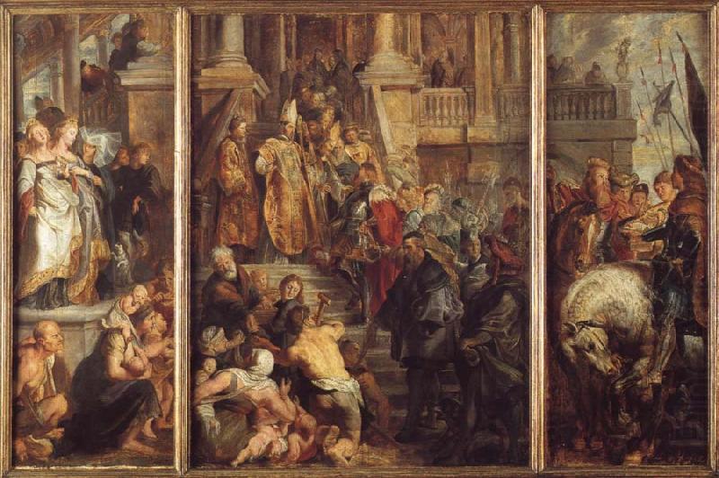 Peter Paul Rubens Saint Bavo About to Receive the Monastic Habit at Ghent china oil painting image